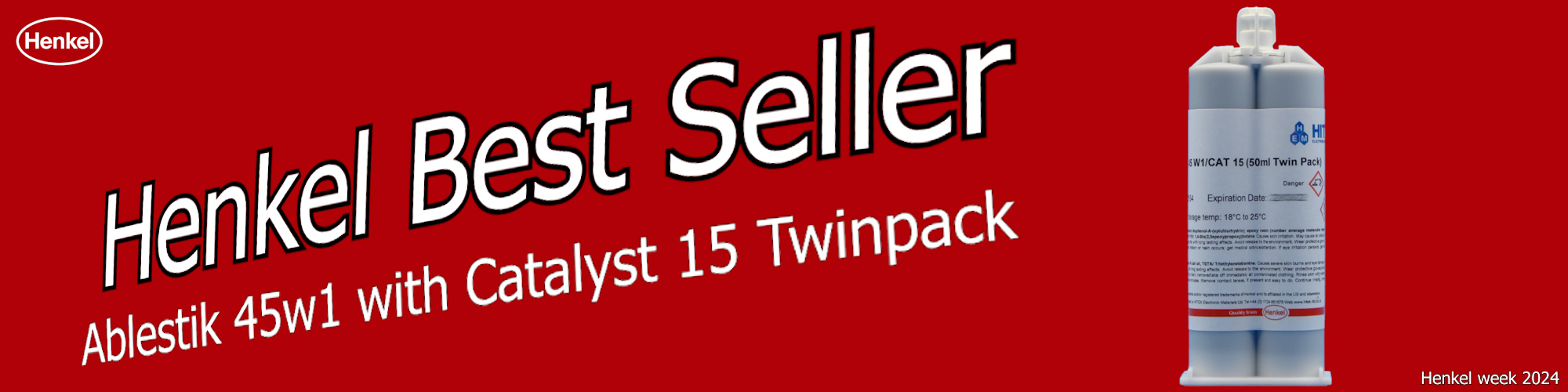 Best Seller for Ablestik 45W1/Catalyst 15 (Twin Pack) as part of Henkel Week