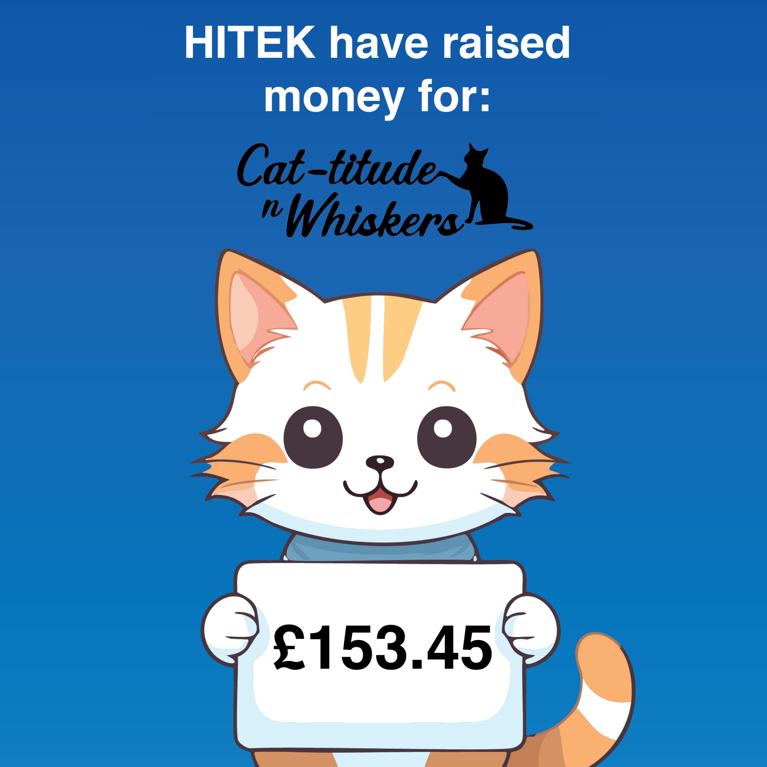 Graphic for charity day centred around Cat-titude and Whiskers