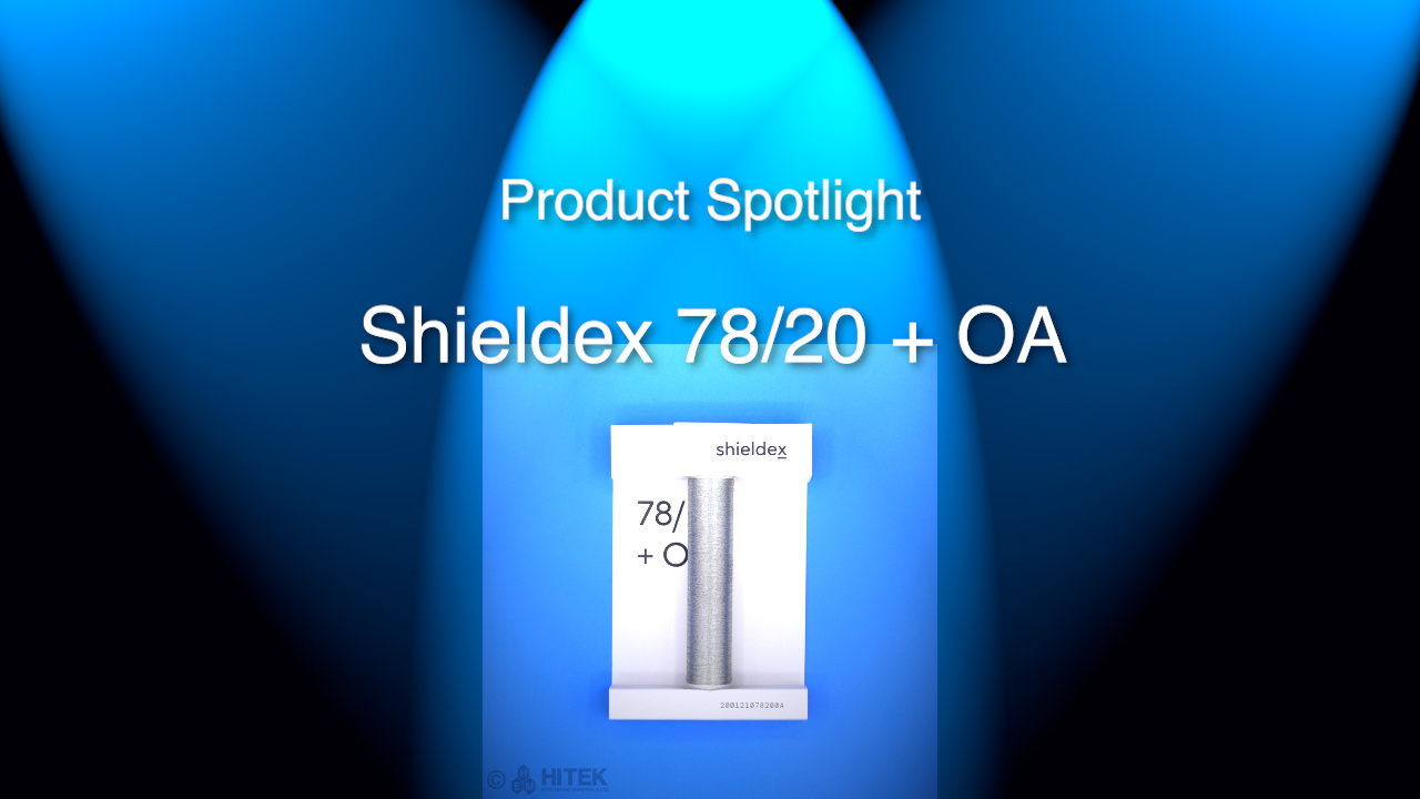 Product spotlight for Shieldex Conductive Multifilament Yarn 78/20 + OA